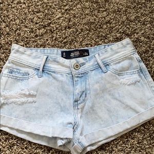 Light Wash Denim Shorts